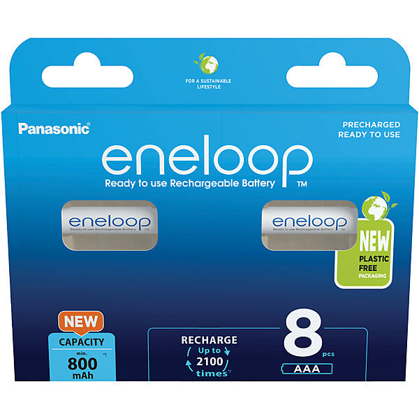 Hückmann Akku Micro AAA eneloop 800mAh BK-4MCDE/8BE(VE8)